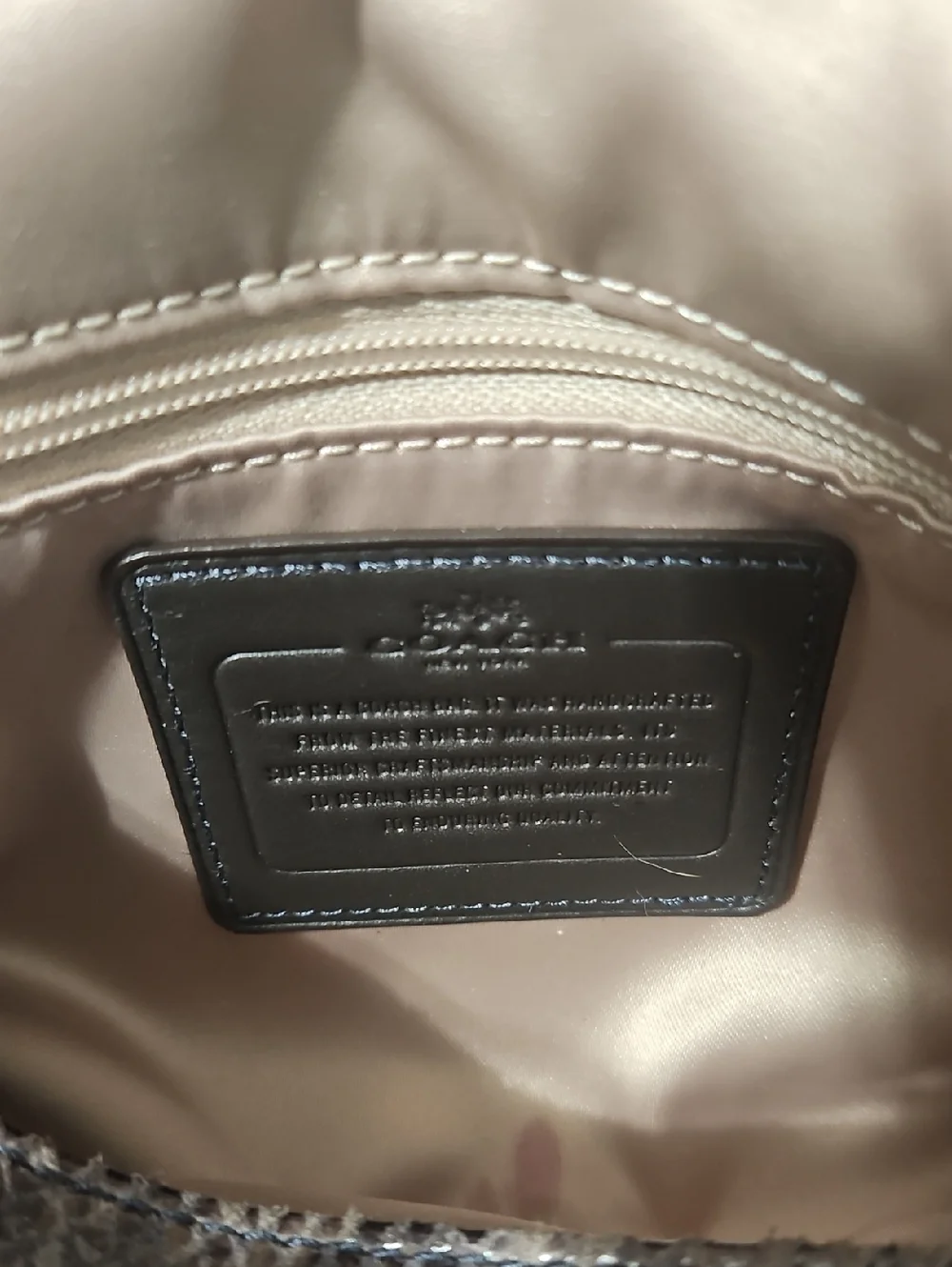 Coach Madison Phoebe Snakeskin Embossed Hobo bag